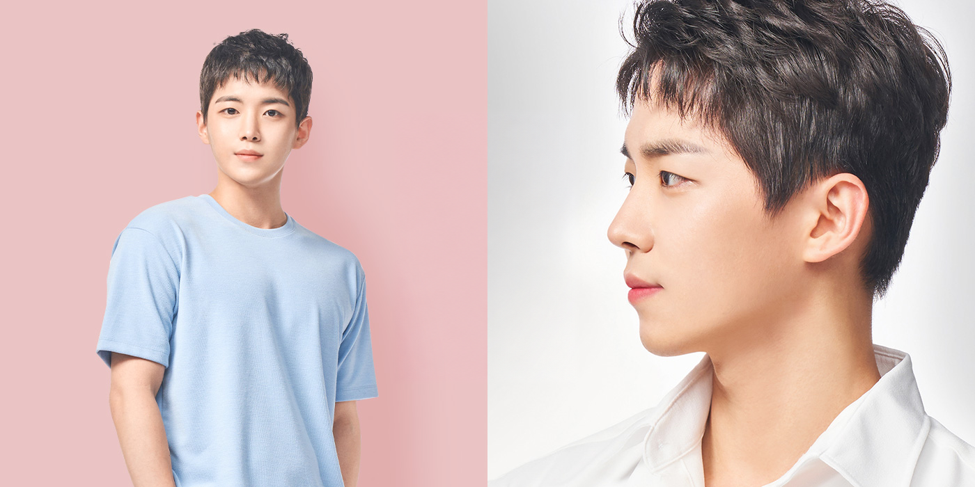Foto Lee Sungjin dalam dua gaya