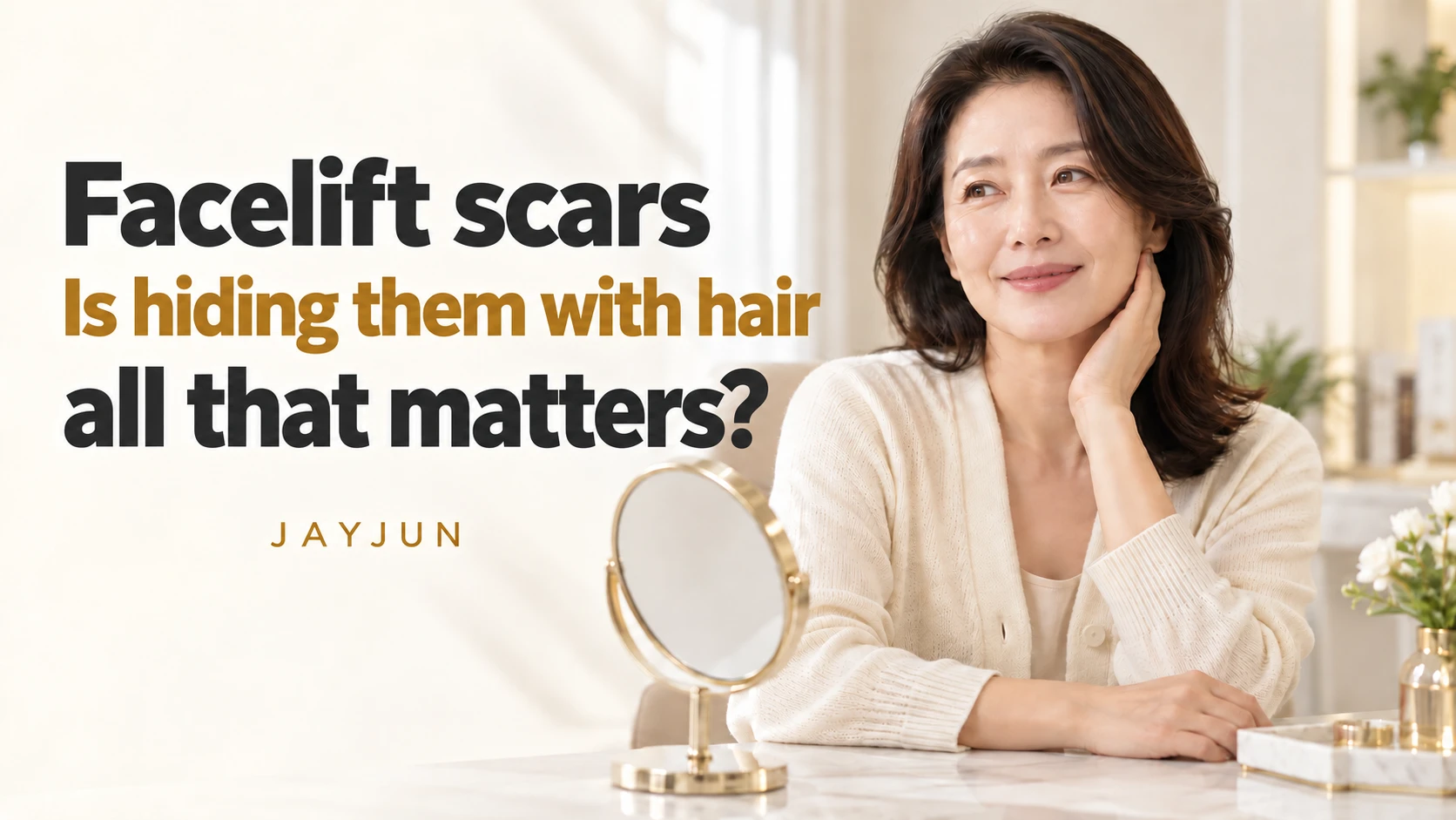 Facelift scars: is hiding them with hair all that matters?