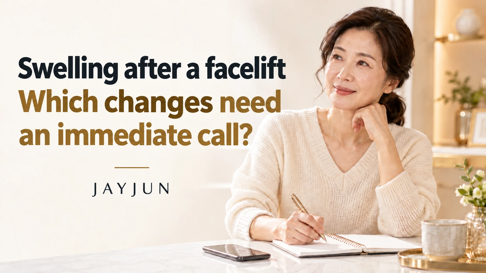 Swelling after a facelift: which changes need an immediate call?