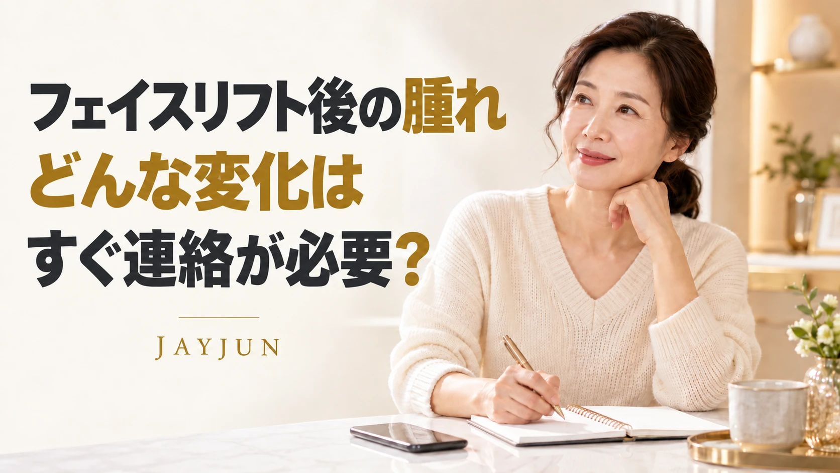フェイスリフト後の腫れ、どんな変化はすぐ連絡が必要ですか？