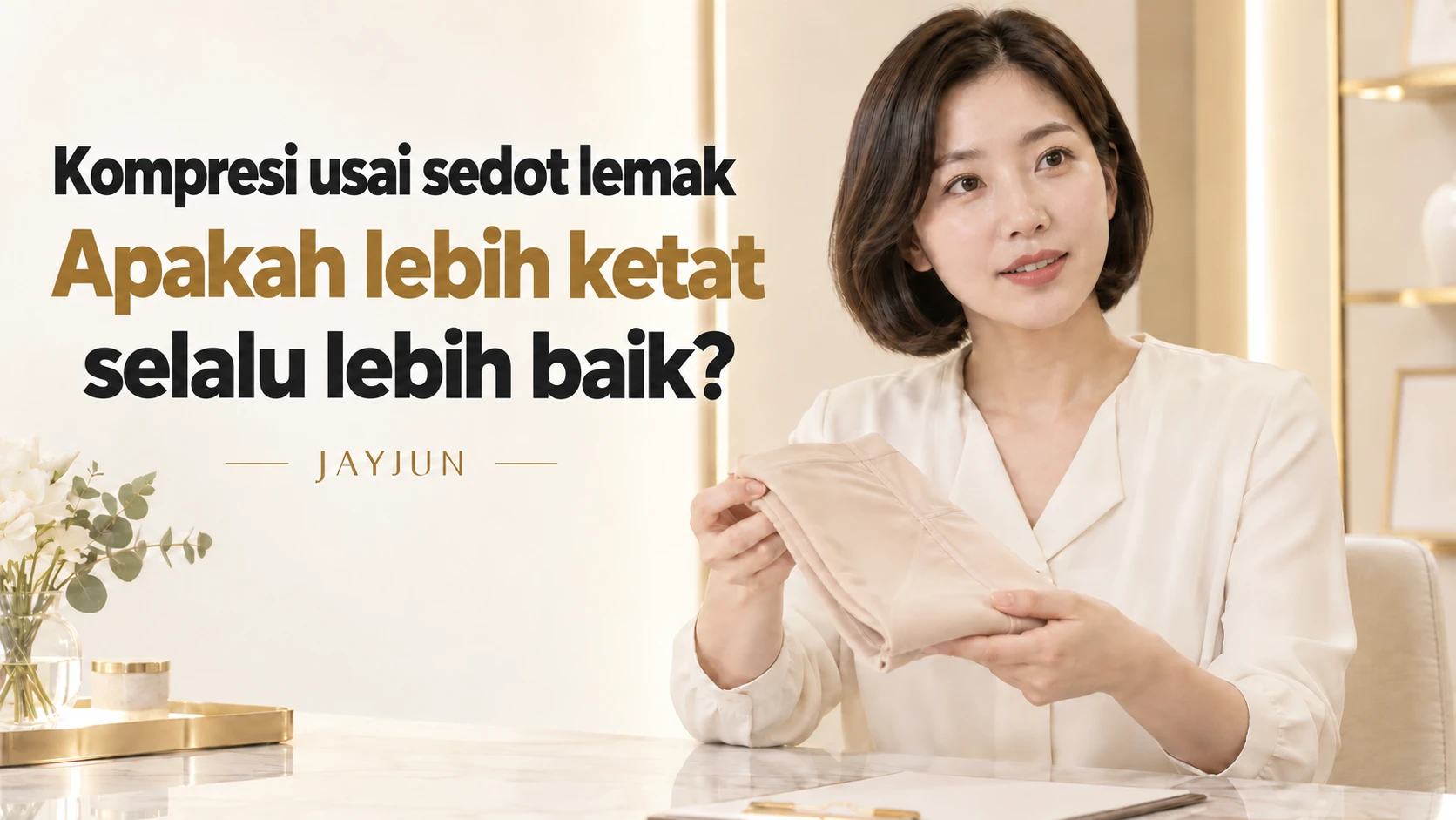 Setelah sedot lemak, apakah memakai kompresi lebih lama lebih baik?