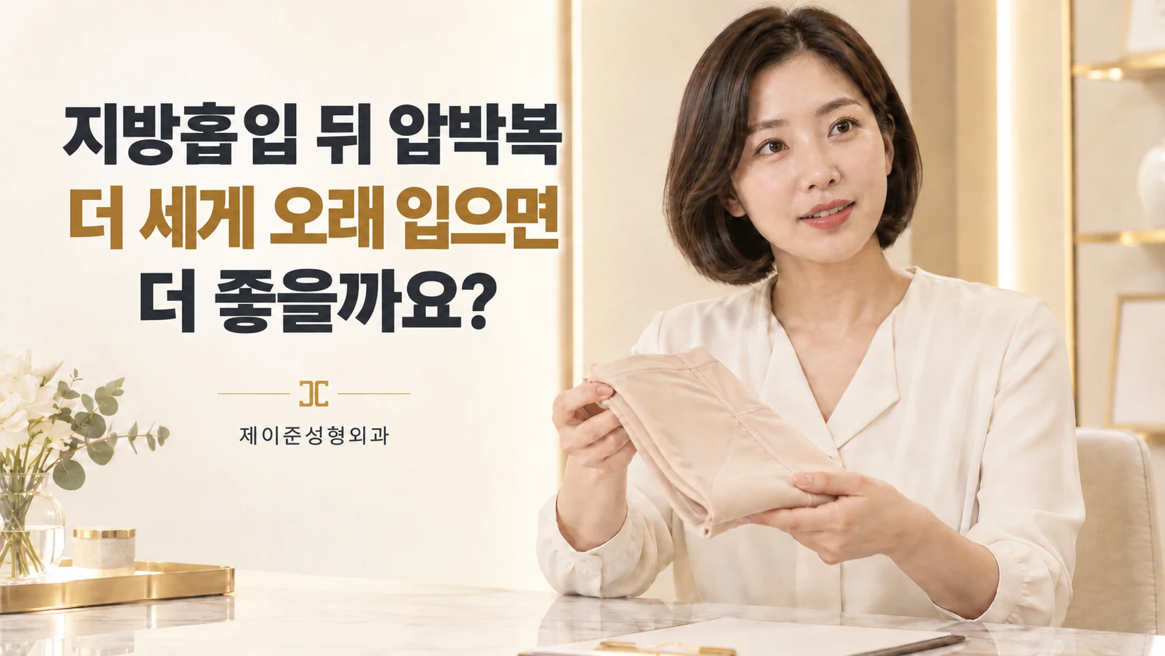 지방흡입 후 압박복, 더 오래 입으면 더 좋아질까요? 칼럼 표지