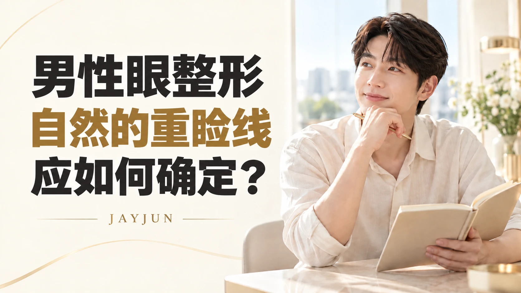 男性眼整形，双眼皮窄就自然吗？