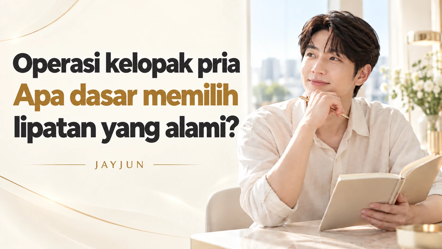 Operasi kelopak pria: apakah lipatan tipis menjamin tampak alami?