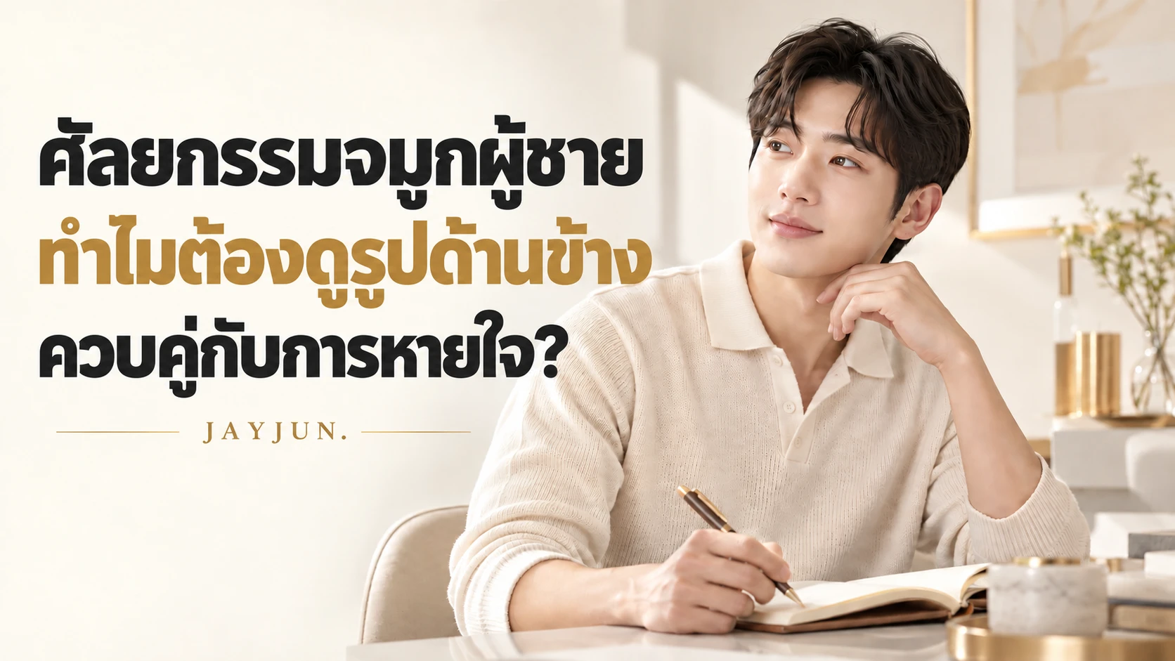ศัลยกรรมจมูกผู้ชาย ควรตรวจอะไรไว้ก่อนเลือกสันจมูกสูง?