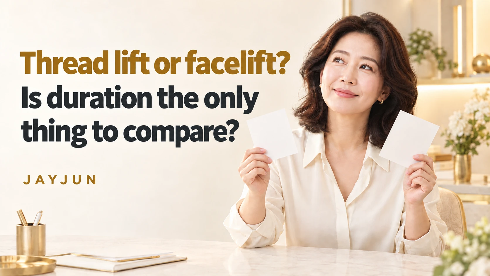Thread lift or facelift: is duration the only thing to compare?