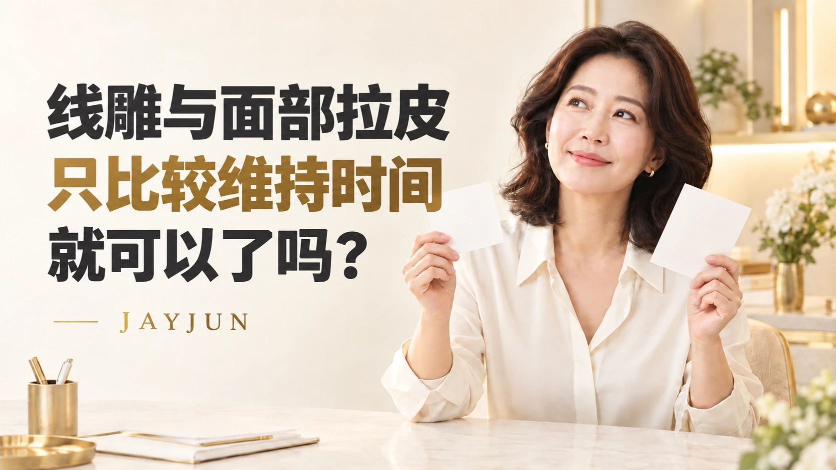 线雕与面部拉皮，只比较维持时间就可以了吗？